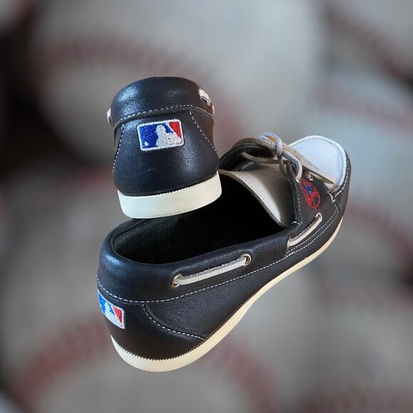 AE by Allen Edmonds MLB Team New York Yankees Boat Shoes Men's Sz 9 - Picture 6 of 10